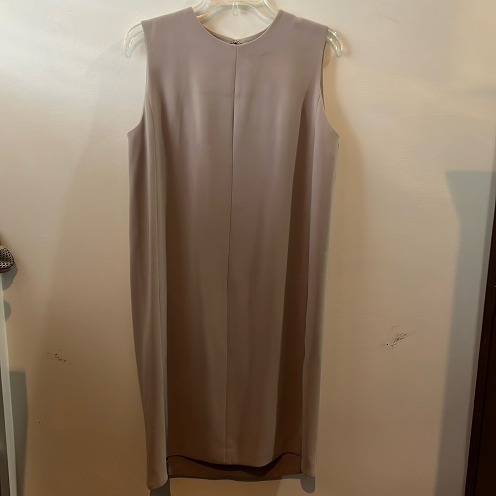 Beautiful sheath dress from Vince with a fun slightly open upper back.